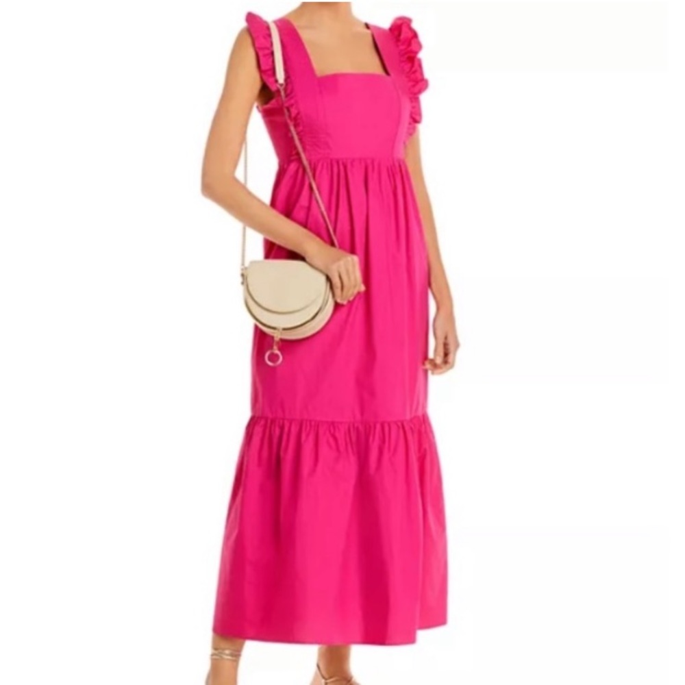 Bloomingdale’s Aqua Passion Sleeveless Maxi Dress